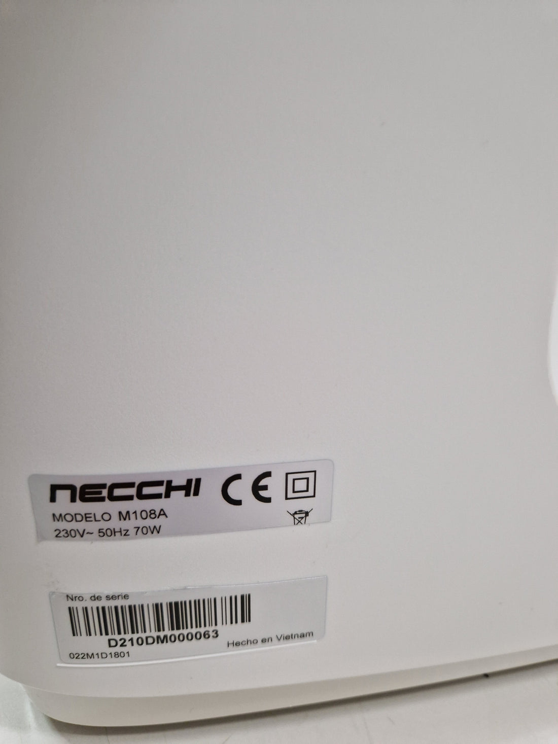 Maquina Costura Necchi M108A