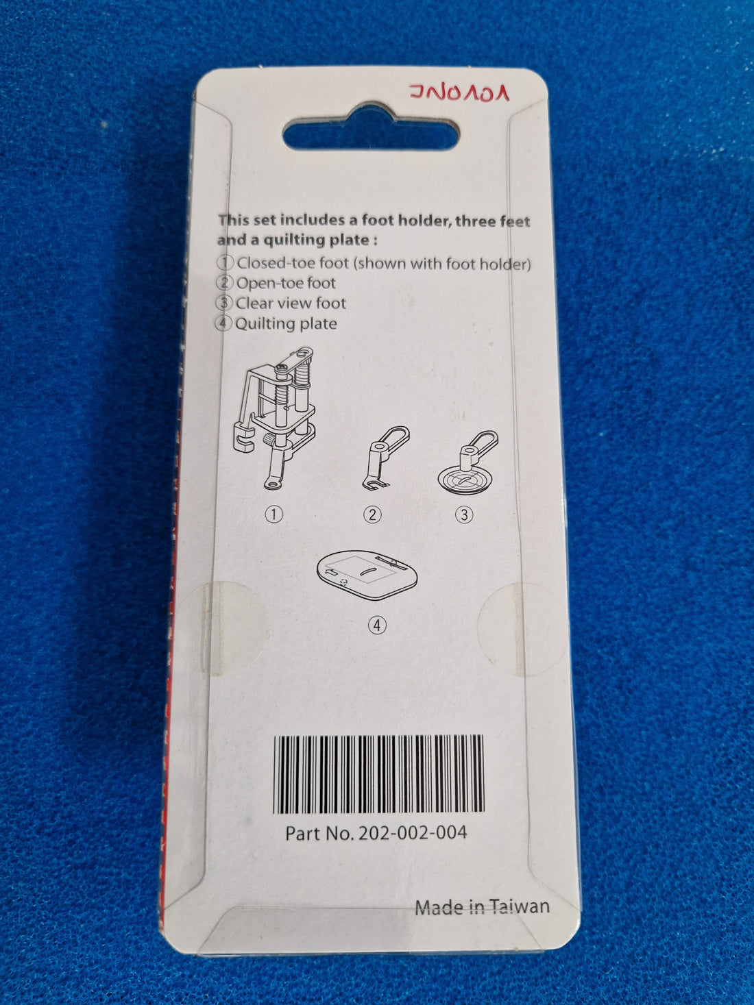 Conjunto Calcadores JANOME Quilting 202-002-004