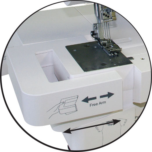 Máquina Recobrir+Corte e Cose SW-4334