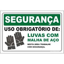 Luva proteção