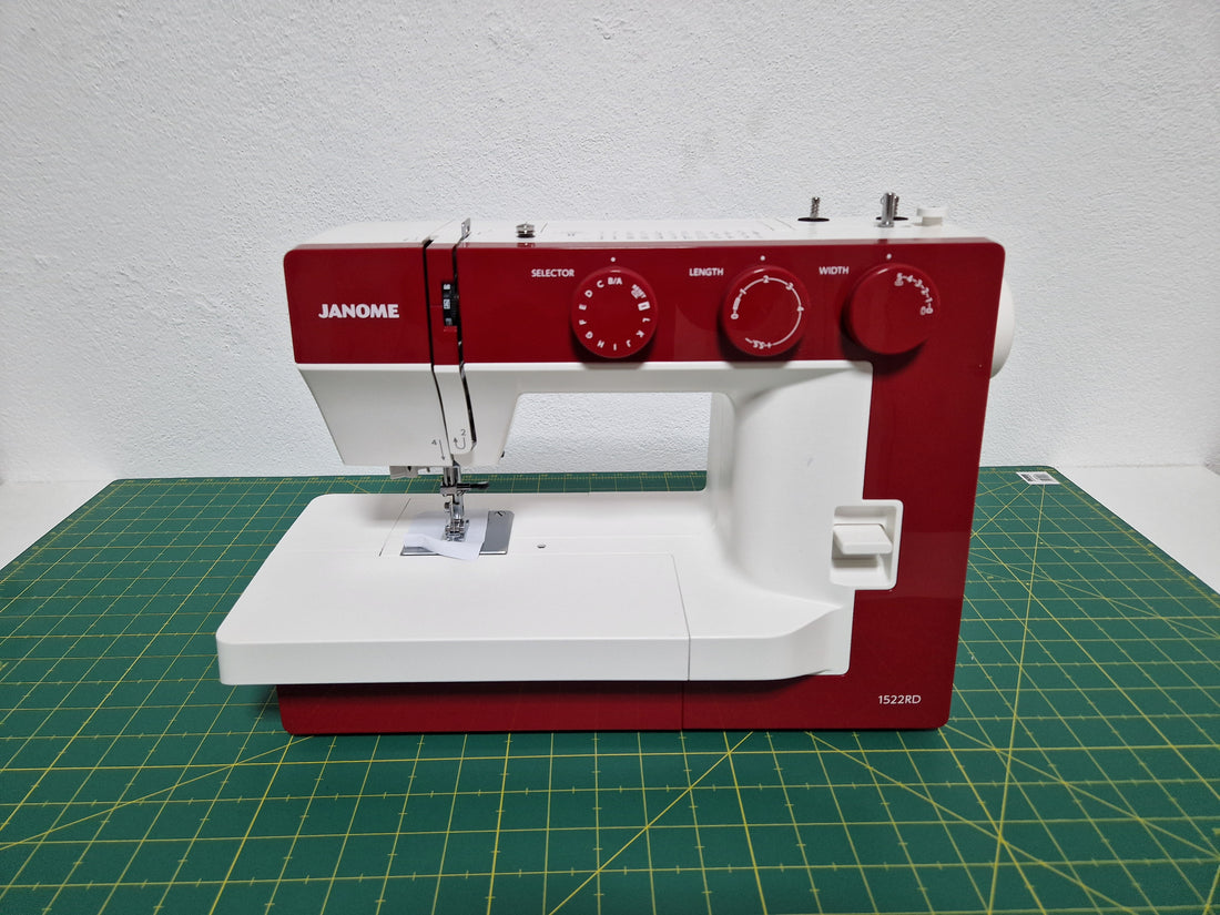 Máquina Janome 1522RD-Vermelha