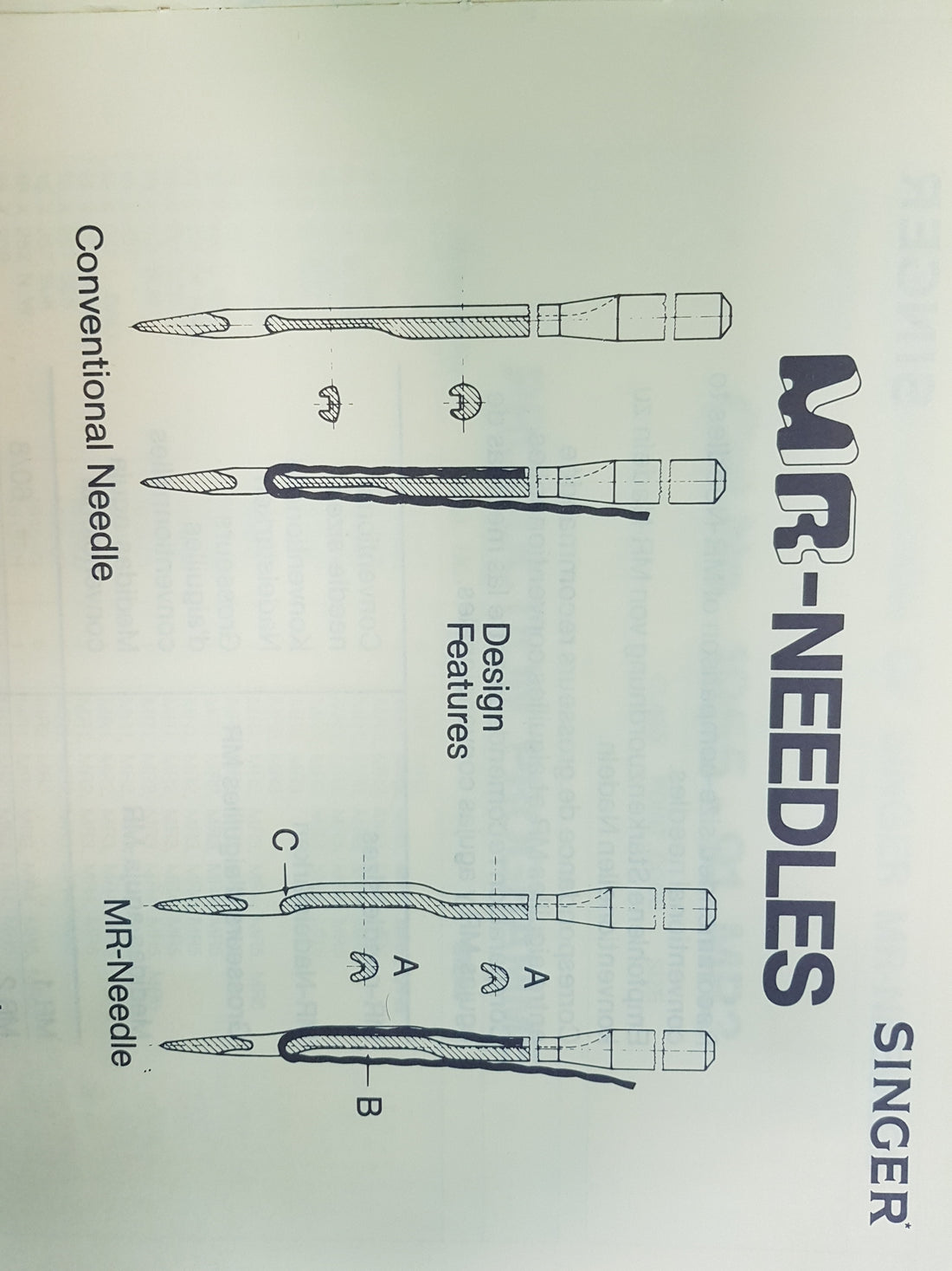 Agulha MR Groz-Beckert/Singer MR3.5
