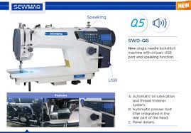 Máquina Ponto Corrido Corte Linha Sewmaq Q5