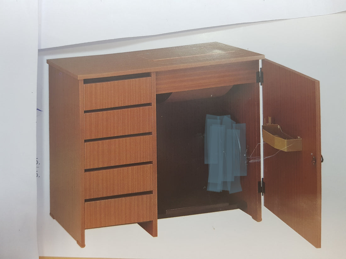 Móvel 5 Gavetas p/ Máquina de Costura sem pedal