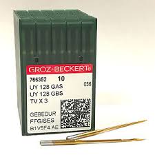 Agulha Groz-Beckert UY128 GBS-80 GBD