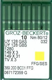 Agulha Groz-Beckert UY128 GBS-080